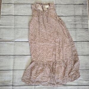 NWT ANTHROPOLOGIE Floral Pink Mini SLEEVELESS Dress